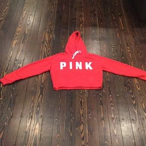 PINK Victoria Secret cropped hoodie